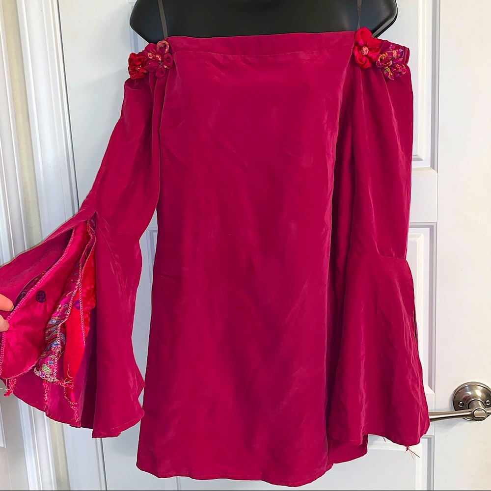 Handmade One Of a Kind off the shoulder blouse